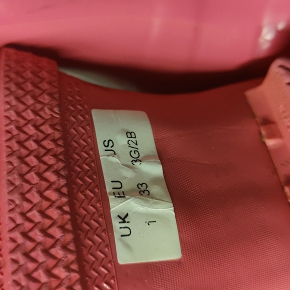 Hunter rain boots in pink size 33 - Picture 7 of 7